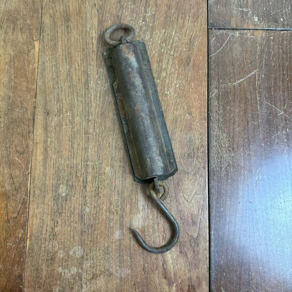 Frary Hanging Scale Vintage 1950s Metal Hook Ring Spring Balance‎ 50 Pounds lbs - Picture 3 of 3